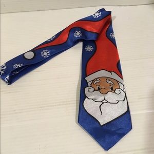 Musical Santa neck tie